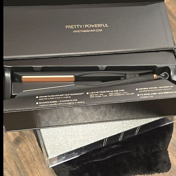 Kristen Ess 3-In-One Flat Iron Hair Straightener - 1 1/4 - Picture 9 of 9